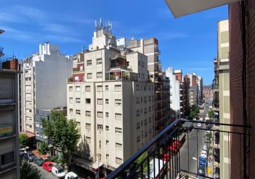 Departamento Dos ambientes con balcon super luminoso