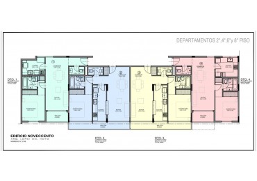 Departamentos a estrenar Edificio    Noveccento Moreno* 